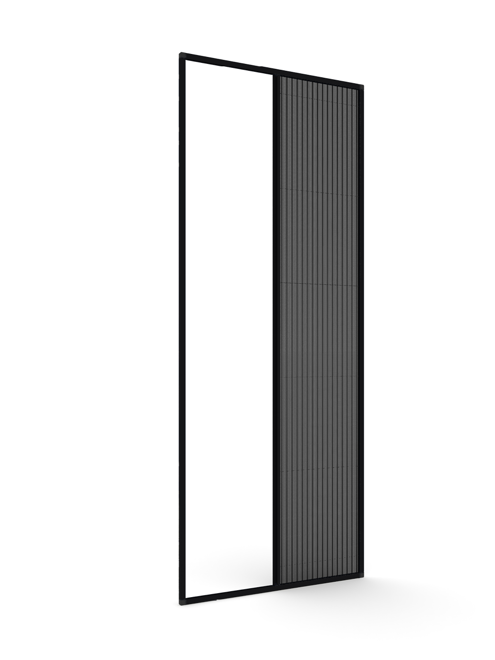18 mm Plise Sineklik Sistemi - RAL 9005 Siyah