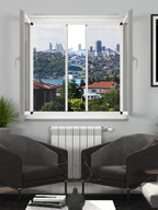 18 mm İçten Takma Plise Sineklik Sistemi – duble pencere uygulaması