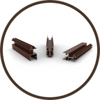 Kanat profili – RAL 8016 Maun Kahve