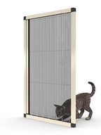 27 mm Kedi Sinekliği Sistemi (Kanallı) - RAL 1013 İnci Beyazı