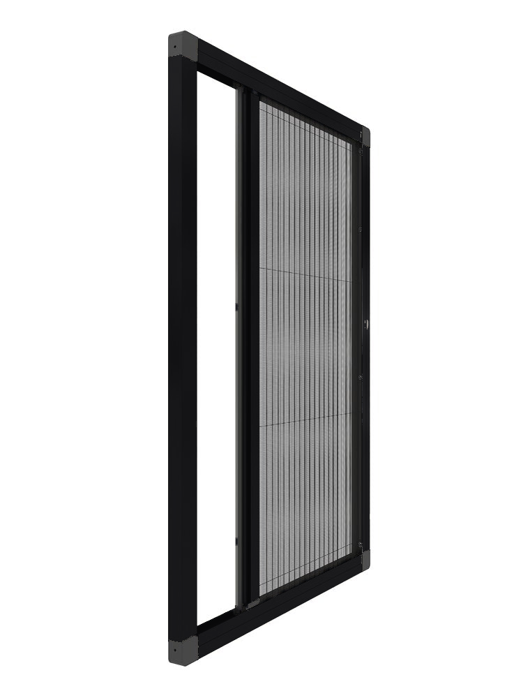 27 mm Mıknatıslı Plise Sineklik Sistemi - RAL 9005 Siyah
