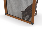 27 mm Kedi Sinekliği Sistemi (Kanallı) - RAL 8003 Kil Kahve