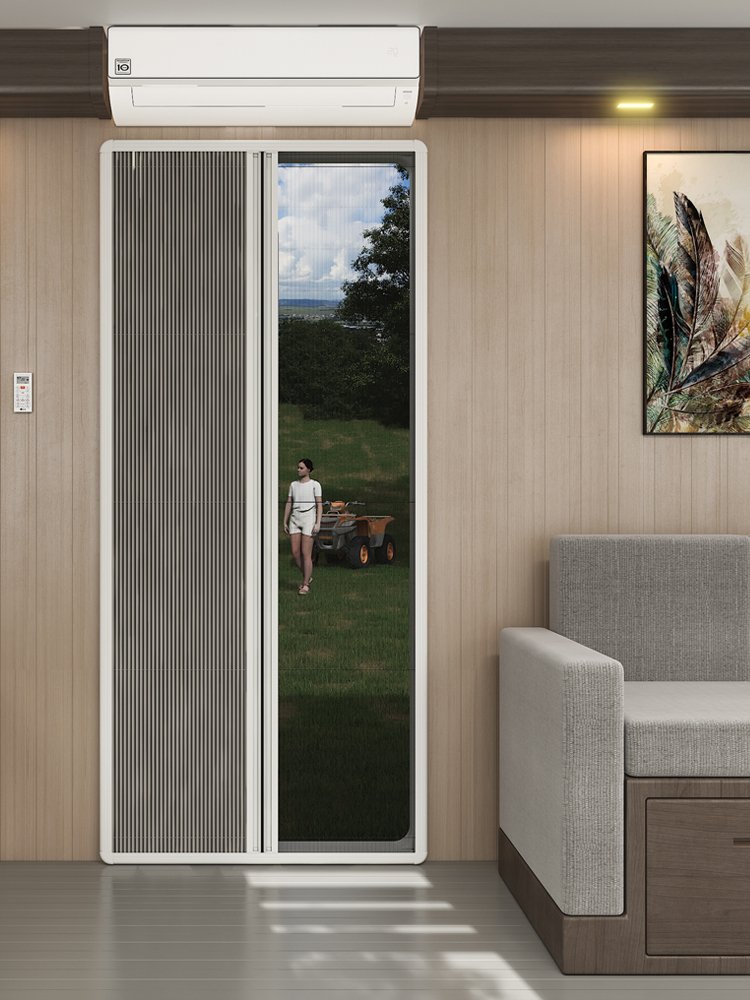 Karavan Sineklik Perde Sistemi (Oval) – detay