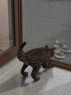 27 mm Kedi Sinekliği Sistemi (Kanallı) – uygulama – RAL 8016 Maun Kahve